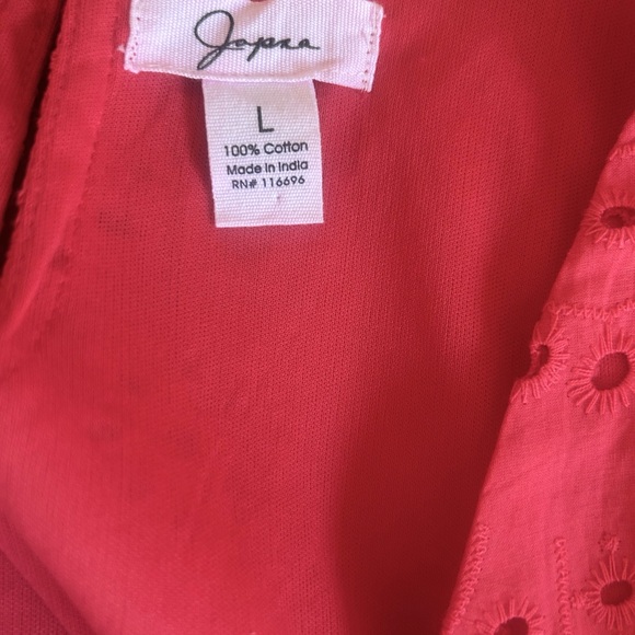 Coral Eyelet Dress - Picture 4 of 4